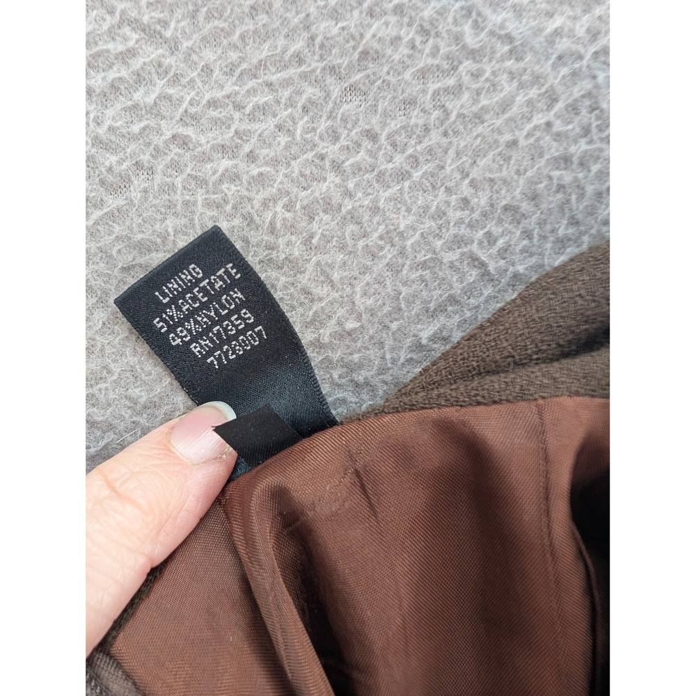 Linda Allard Ellen Tracy 100% Pure Wool Skirt Size 4 Pencil Office Career Korea - Picture 8 of 10